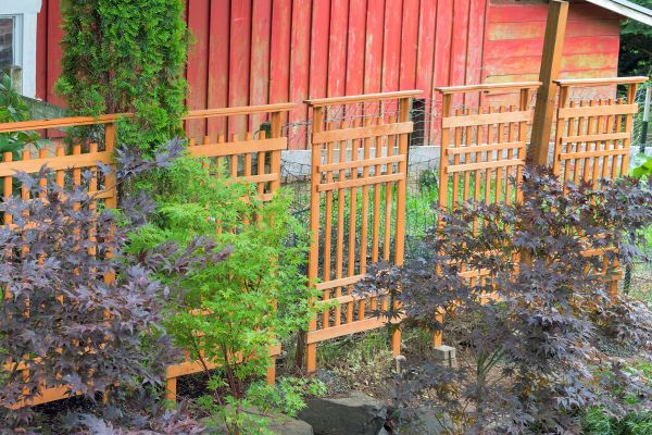 Wood Trellis Mounting in Idaho Falls